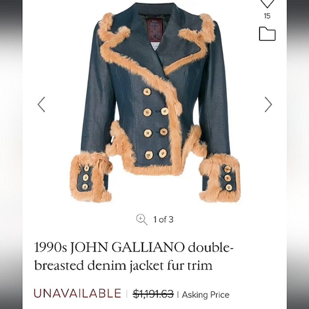 John Galliano denim jacket